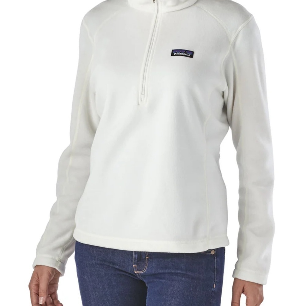 Patagonia 1/4 Zip lightweight micro fleece pullover sweater. Size medium